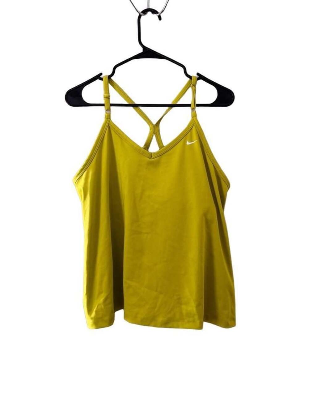 Nike Indy Sports Bra Tank Size 2XL Bright Cactus Green Athletic Top